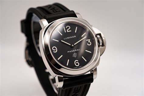 panerai logo on rubber strap|rubber strap for panerai 44mm.